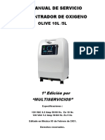 Manual de Servicio Concentrador de Oxigeno: Olive 10L /5L