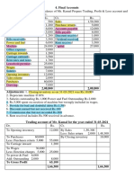 4.4 Final Acoounts