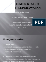 Manajemen Resiko Dalam Keperawatan