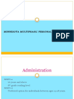 Minnesota Multiphasic Personality Inventory