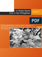 Art Elements in Media-Based Arts in The Philippines: Lesson 1