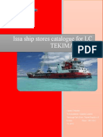 Issa Ship Stores Catalogue For LC Tekimarawa