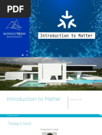 Webinar - Introduction To Matter