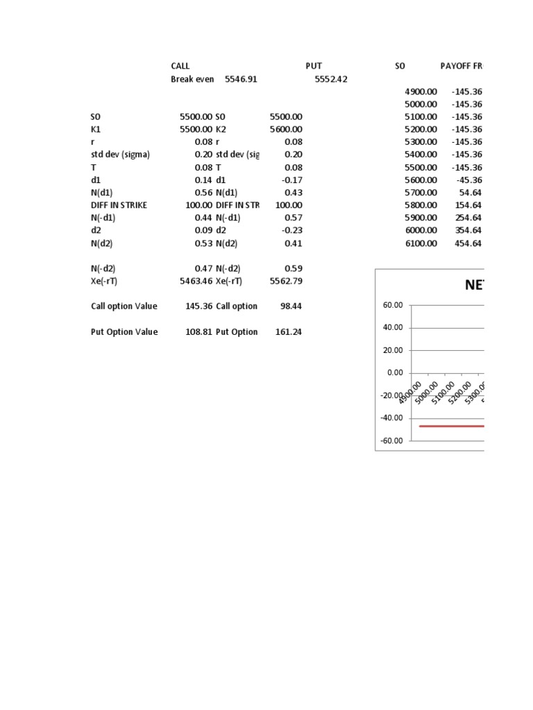 Net Payoff Using Call | PDF