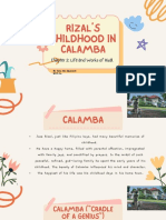 Rizal's Childhood in Calamba: Chapter 2: Life and Works of Rizal