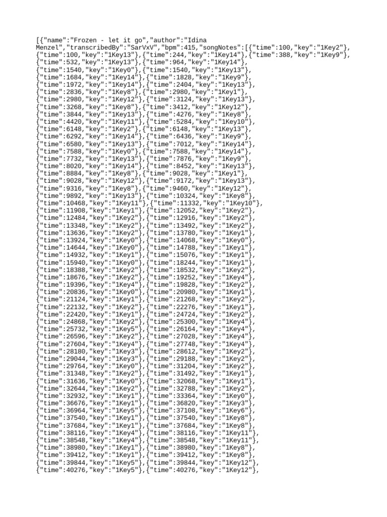 Frozen Let It Go Pdf