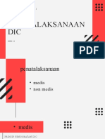 Penatalaksanaan DIC: 23 DESEMBER 2021