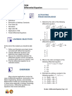 Differential Equation - Module 1