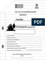 Cuaderno de Acompañamiento Familiar: Familia: Participante