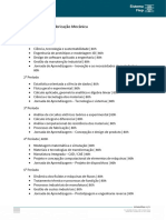 Bacharelado em Fabricação Mecânica: Curitiba - CIC