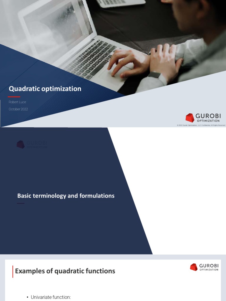 Quadratic Optimization | PDF | Linear Programming | Mathematical ...