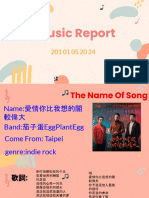 Taiwanese Students Music Report