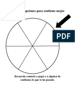 Rueda de Opciones para Sentirme Mejor: Recuerda Contarle A Papá o A Alguien de Confianza Lo Que Te Ha Pasado