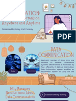 Delivering Information Anywhere and Anytime: An Overview of Data Communication