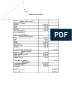 Estudio económico de inventario total y gastos operativos de empresa productora de frutas