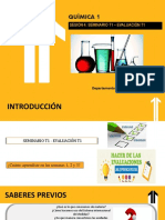 Química: Sesión 4: Seminario T1 - Evaluación T1