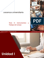 Tercera Semana. Metodología de Elaboración de Los Instrumentos