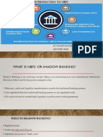 Introduction to NBFCs and Shadow Banking