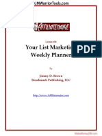 36-Your List Marketing Weekly Planner