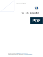 View Factor Computation