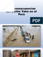 Las Consecuencias Del Ciclón Yakú en El Perú