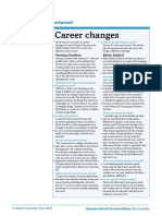 Career Changes: Reading File 1