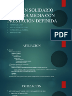 Régimen Solidario de Prima Media Con Prestación Definida