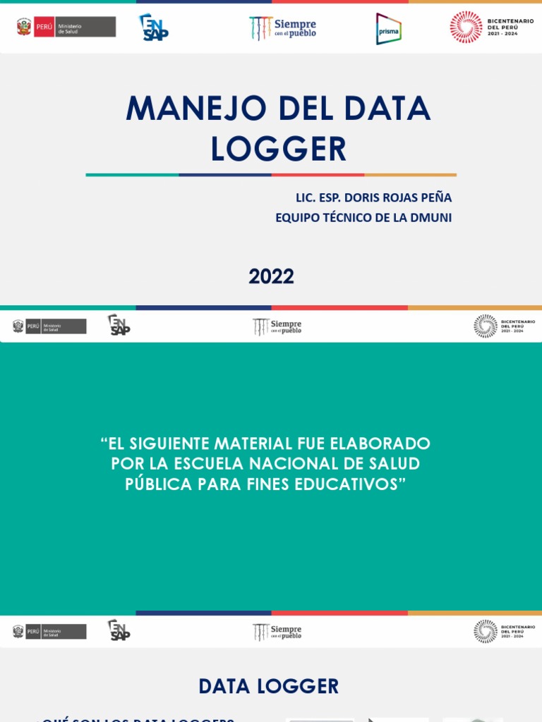U2 Tema - 03 MANEJO DEL DATA LOGGER | PDF | Almacenamiento de datos de ...