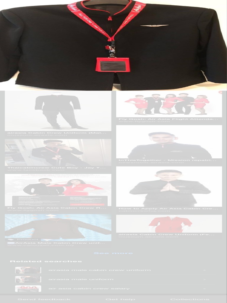 Baju Pramugara Airasia Google Search Pdf Flight Attendant Aviation