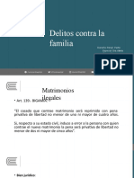 Delitos Contra La Familia: 4 Unidad II