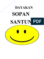 BUDAYAKAN Sopan Santun