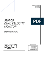 3300/55 Dual Velocity Monitor: Operation Manual