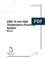3300 16 MM High Temperature Proximity System: Manual