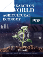 Research On World Agricultural Economy - Vol.2, Iss.2 June 2021