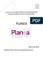 Planea: Colegio de Estudios Científicos Tecnologicos Del Estado de México Plantel Temascaltepec