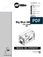 Manual Motosoldadora Miller Big Blue 400X