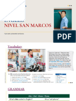 Inglés Nivel San Marcos - Sem0
