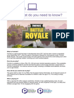 Fortnite Handout