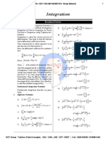 Integration: Revision Points