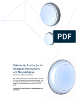 Estudo de Avaliação de Energias Renováveis em Moçambique: Relatório Final de Consultaria