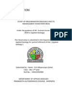 Groundwater Resources and Its Management in Western India