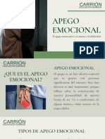 Apego Emocional: Carrión