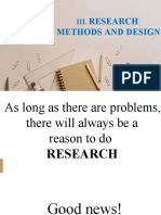 Reseach Methods Design