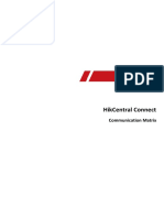 HikCentral-Connect Communication-Matrix V1.1 20220802