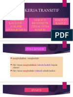 Kata Kerja Transitif: Maksud Kausatif / Lokatif (Guna Rumus) Maksud Benefektif (Tidak Guna Rumus) Maksud Kamus