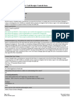 Participant Material 8.2.4.2A: Cash Receipts Controls Form SE CR Control 4