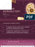 Cellular Reproduction: Science 8 4 Quarter Lesson 2