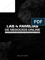 Las 4 Familias de Negocios Online