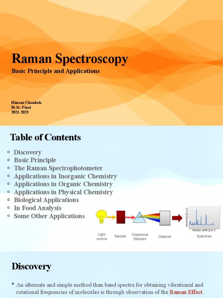 Raman Spectroscopy Basic Principle and Applications PDF Raman