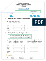 Singular and Plural Nouns